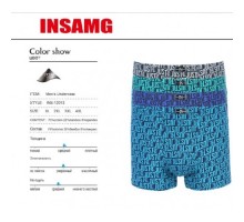 боксеры INSUМG Хлопок+Бамбук  12013 ассорти ХL-4XL (12/6шт) 