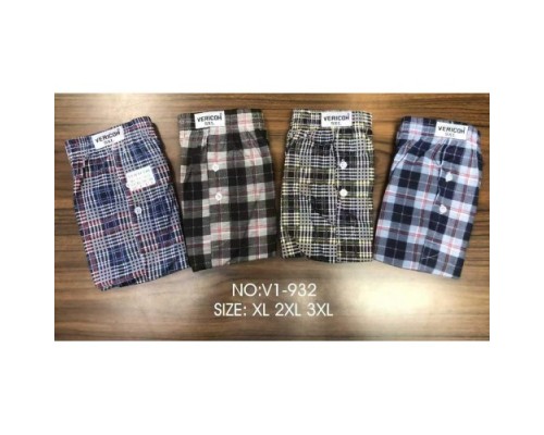 0Труси сімейні. чоловічі Коттон VERICON 932 асорті XL-3XL (12 шт в уп)