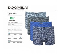 Муж. Боксеры Стрейч+Бамбук DOOMILAI D-01879 ассорти ХL-4XL (6шт.)