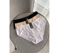 Труси дружин. Коттон NADIZI 0654 асорті в рубчик L-2XL (24шт в уп.)