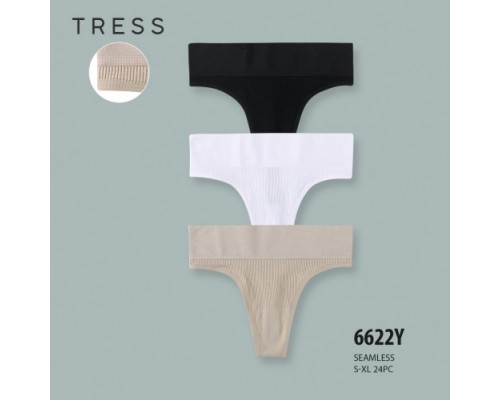 стринги в рубчик TRESS 6622 асорті S-XL (24 шт.уп.)