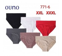 Труси жін. UONO 771-6  поліамід безшовні асорті L--3XL (24 шт в уп.)