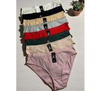 Труси жін. АNTTIFU 1405 асорті Котон в рубчик L-2XL (24 шт в уп)