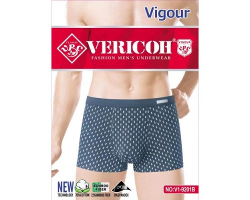 0Бокс. чоловічі Коттон+бамбук VERICON 9201 асорті XL-4XL (12/6 шт в уп)