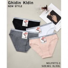 Трусы жен. Ghidin Kidin 9772-3   ассорти  S-M/L-XL (24 шт в уп.)