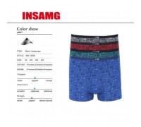 боксеры INSUNG Хлопок+бамбук  12008 ассорти  ХL-4XL (12/6шт)