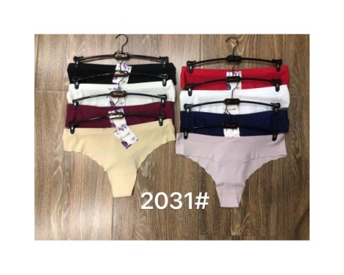 Стринги жен. бесшов. фибра DONAFEN 2031  M-XL (6шт. в уп.)