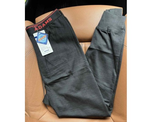 Термо кальсони Коттон АДАМС 50987 чорні XL-4XL (4 шт. в уп)