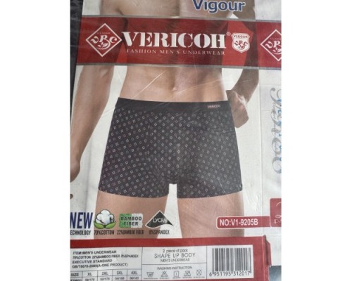 мужские Коттон+бамбук VERICON 9205 ассорти XL-4XL (12/6 шт в уп)
