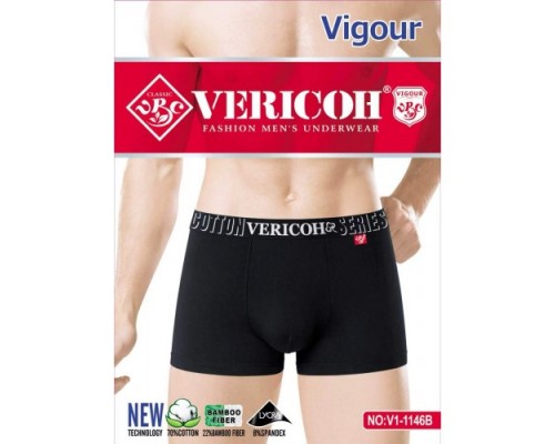 0Бокс. чоловічі Коттон+бамбук VERICON 1146 асорті XL-4XL (12/6 шт в уп)